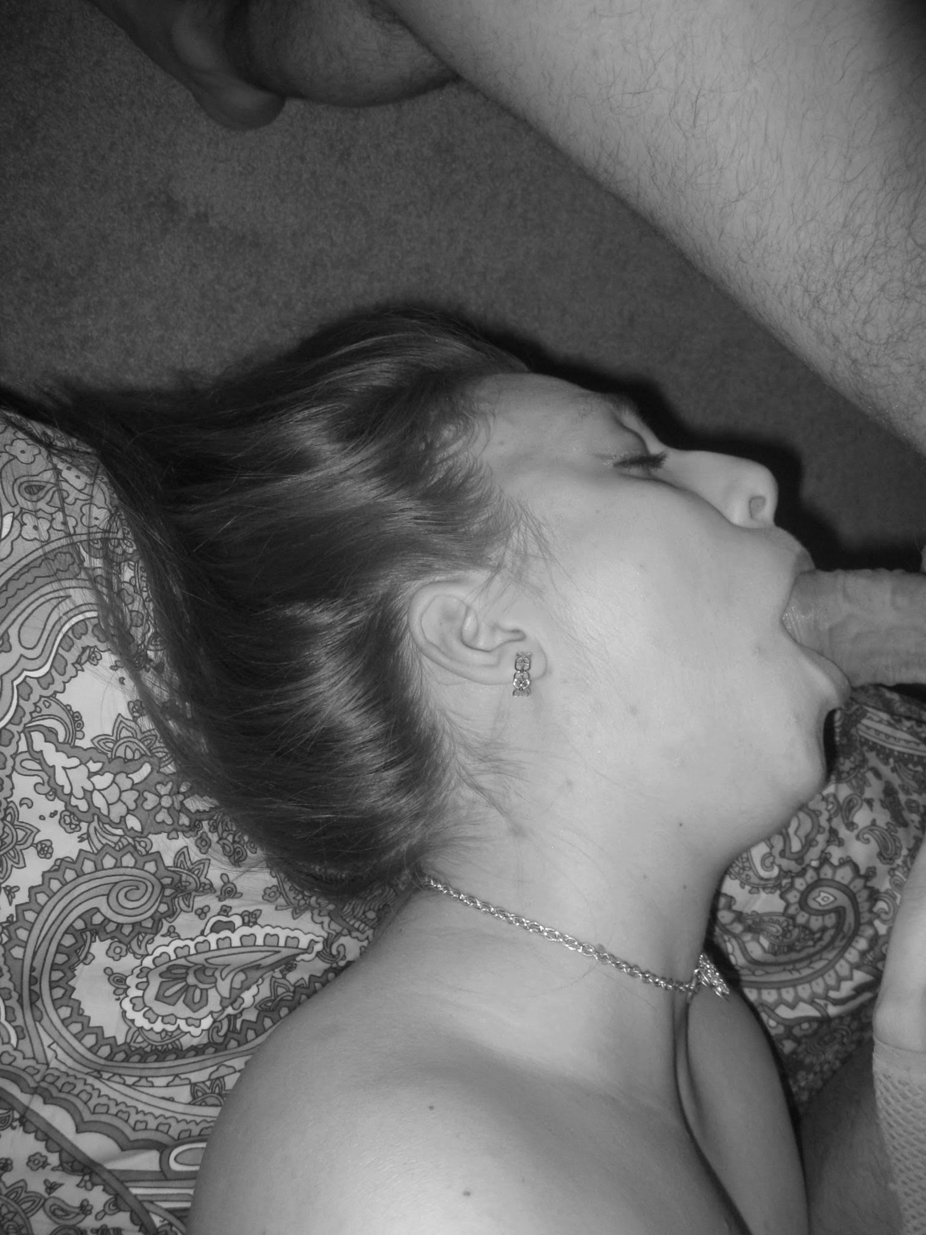 Slender Beauty Loves Posing Nude and Sucking Cock