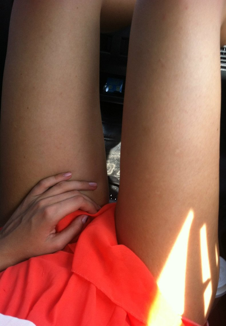 Naked Beauty in Erotic Shots with Wet Pussy