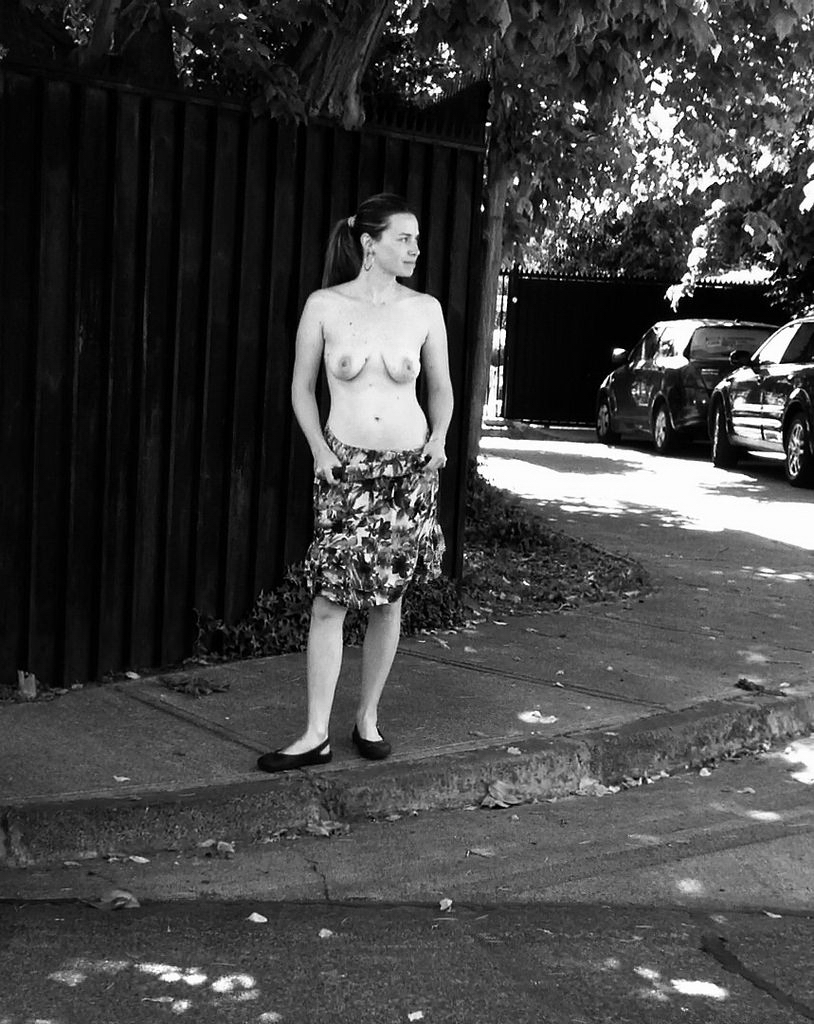 Sensual Photos of Attractive Woman Revealing Intimate Area