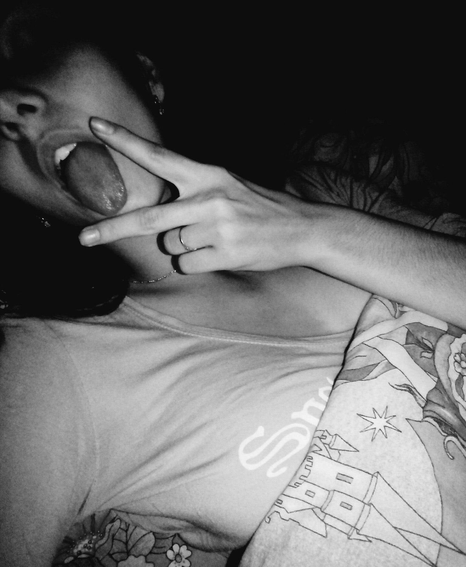 Beautiful naked beauty's tits in various angles