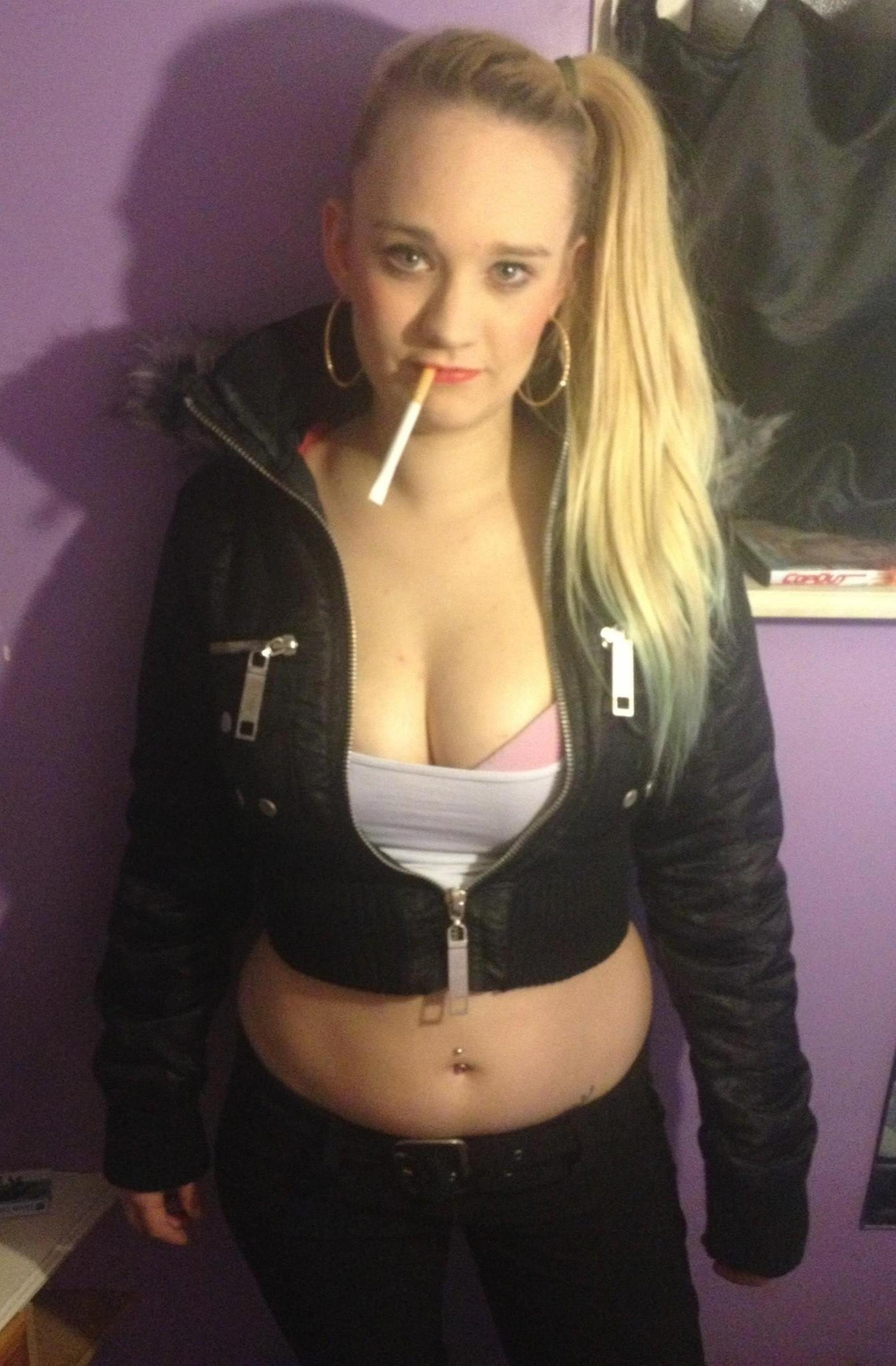 Girl gives blowjob, has sex, and poses naked