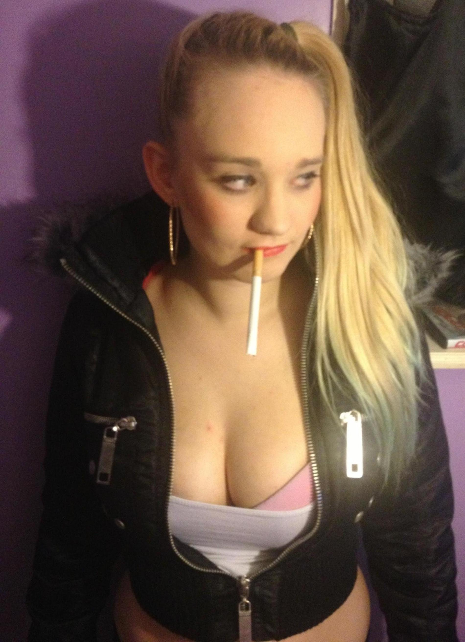 Girl gives blowjob, has sex, and poses naked