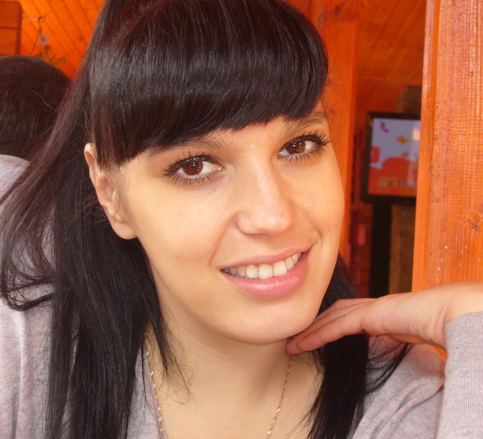 Attractive girl enjoys sex with multiple partners, loves oral sex, and poses naked