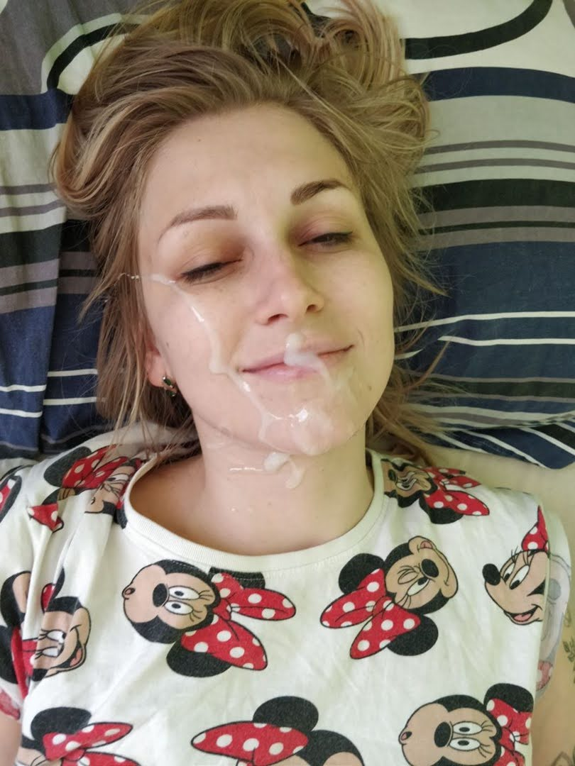 Mature Blonde MILF Loves Giving Blowjob and Getting Cum on Tits and Face