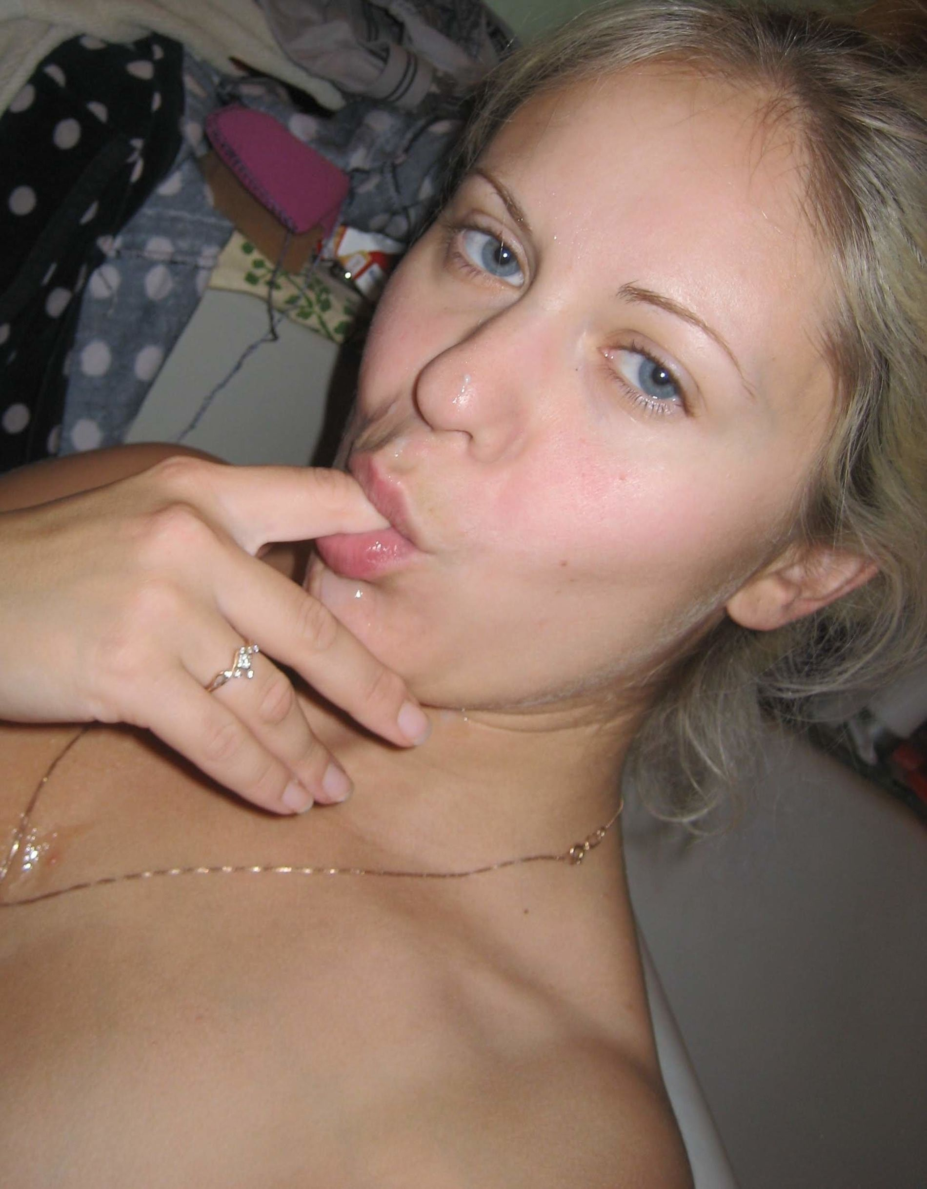 Attractive Blonde Loves Oral and Anal Sex - Explicit Porn Photo