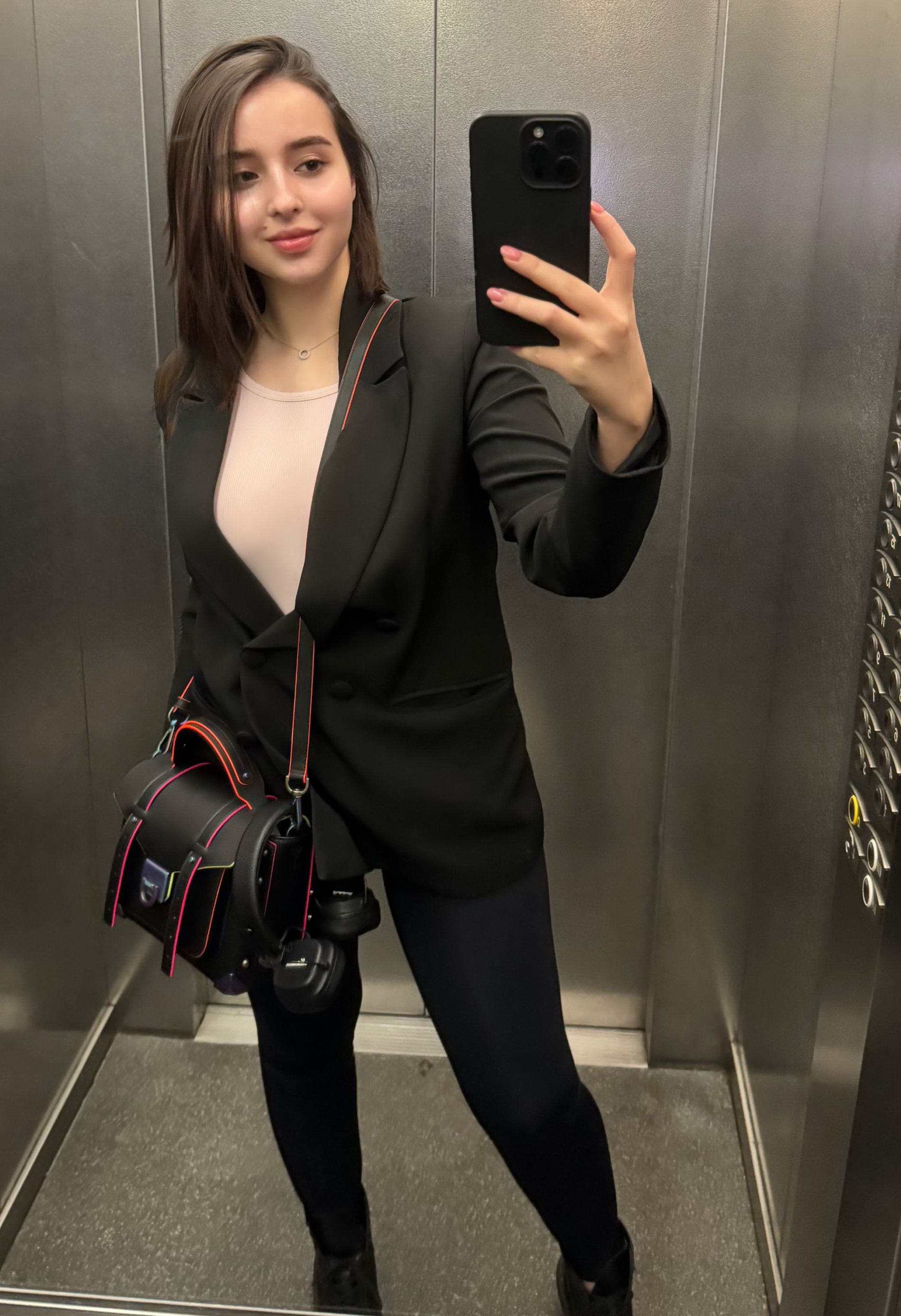 Seductive girl posing provocatively in photoshoot