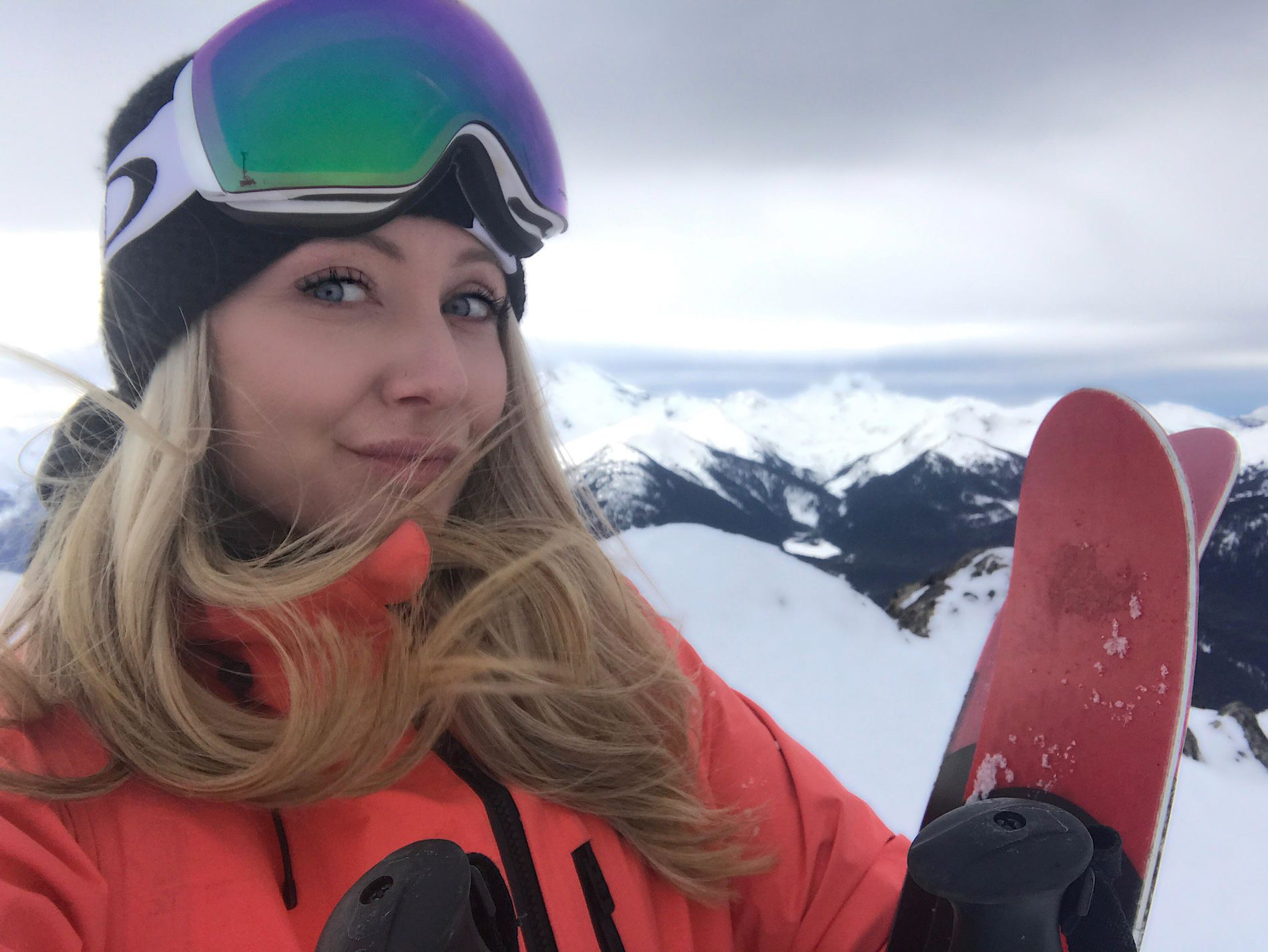 Busty Blonde Flaunts Sexy Curves and Assets