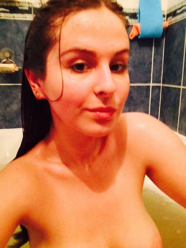 Young and Attractive Brunette Takes Explicit Selfies for Maximum Sensation