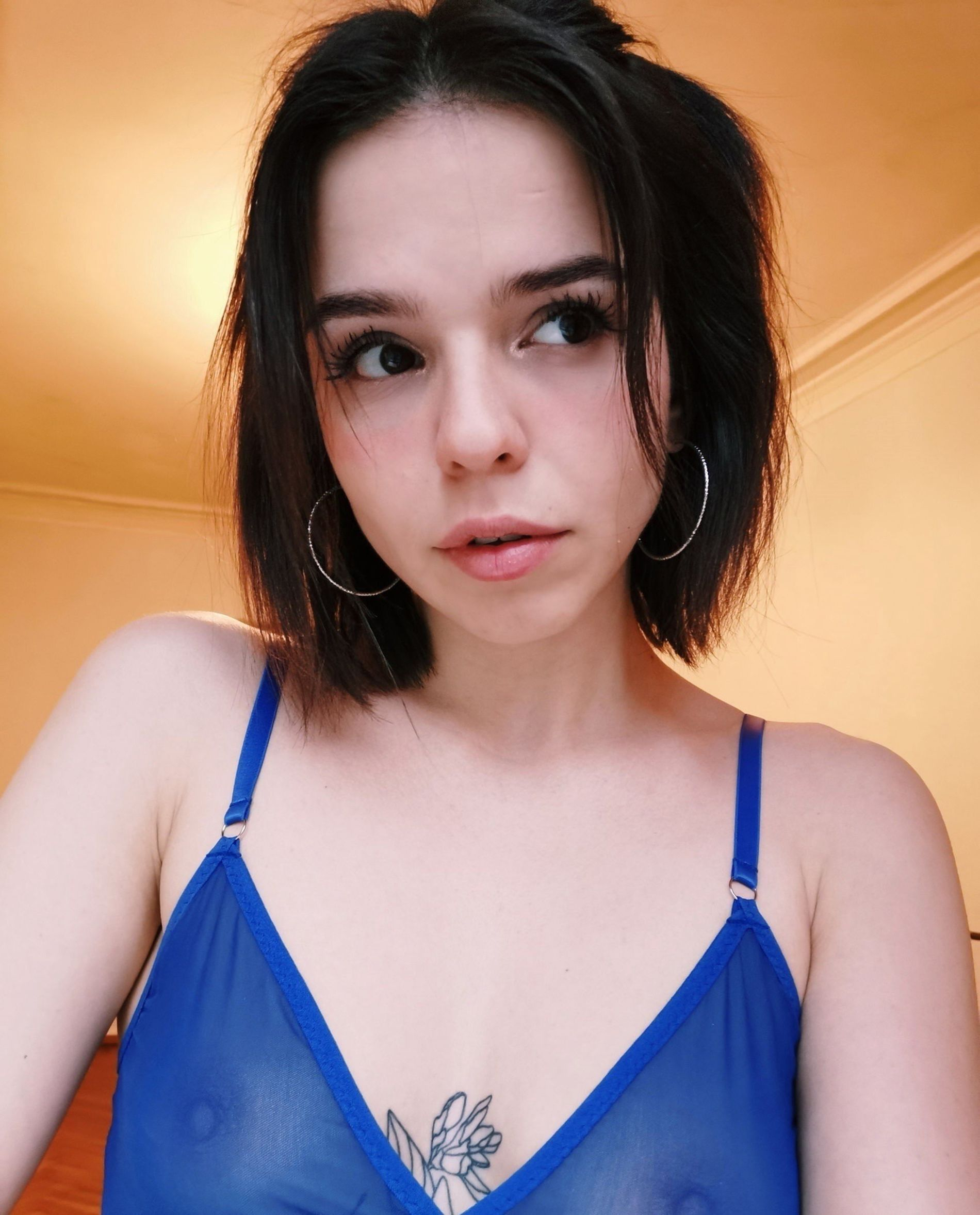 Naked Dark-Haired Girl Like Sweet Candy - Explicit Sensual Photo