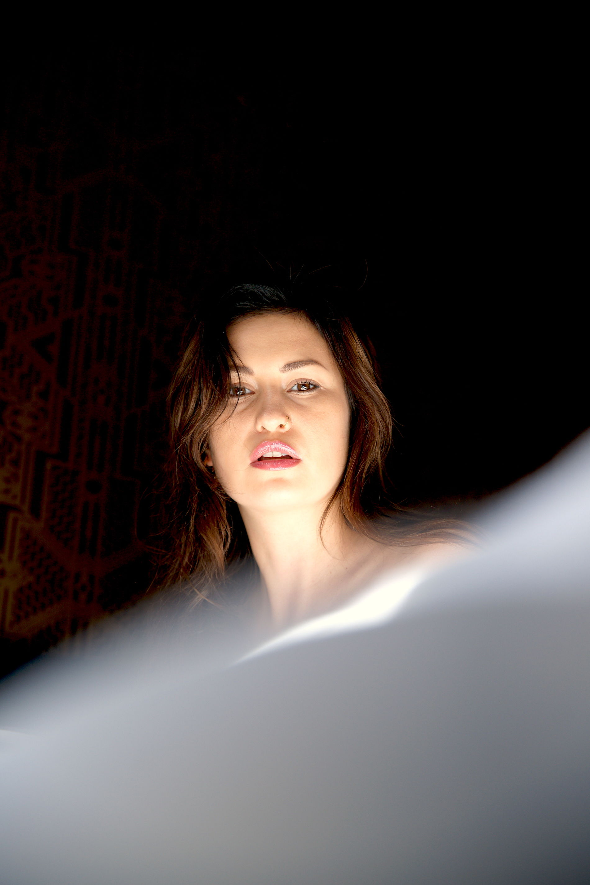 Sensual Behavior of a Stunning Girl Captured by Photographer