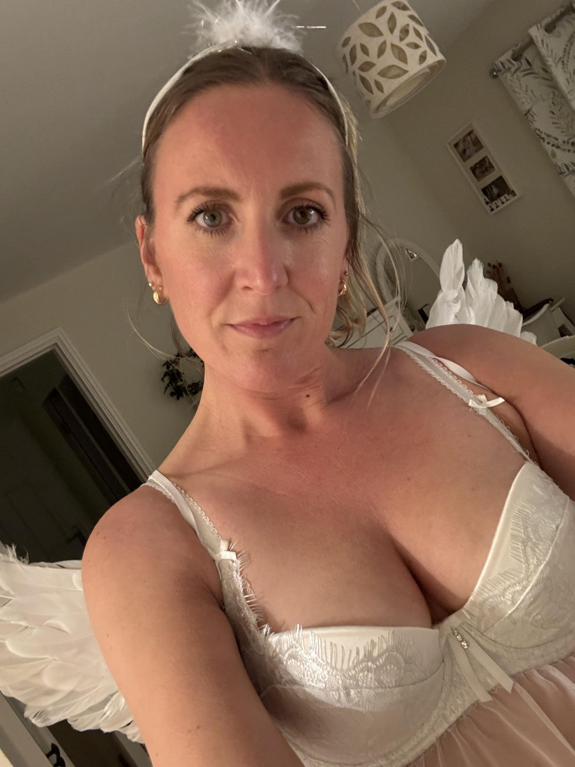 Naked Woman Takes Mirror Selfies in Sexy Costumes - Explicit and Provocative Photos