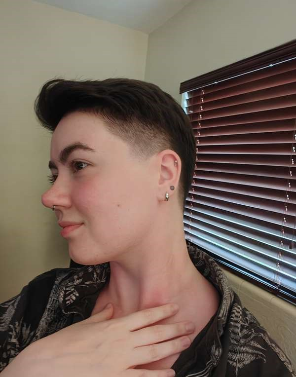 Short-Haired Hottie with Alluring Looks