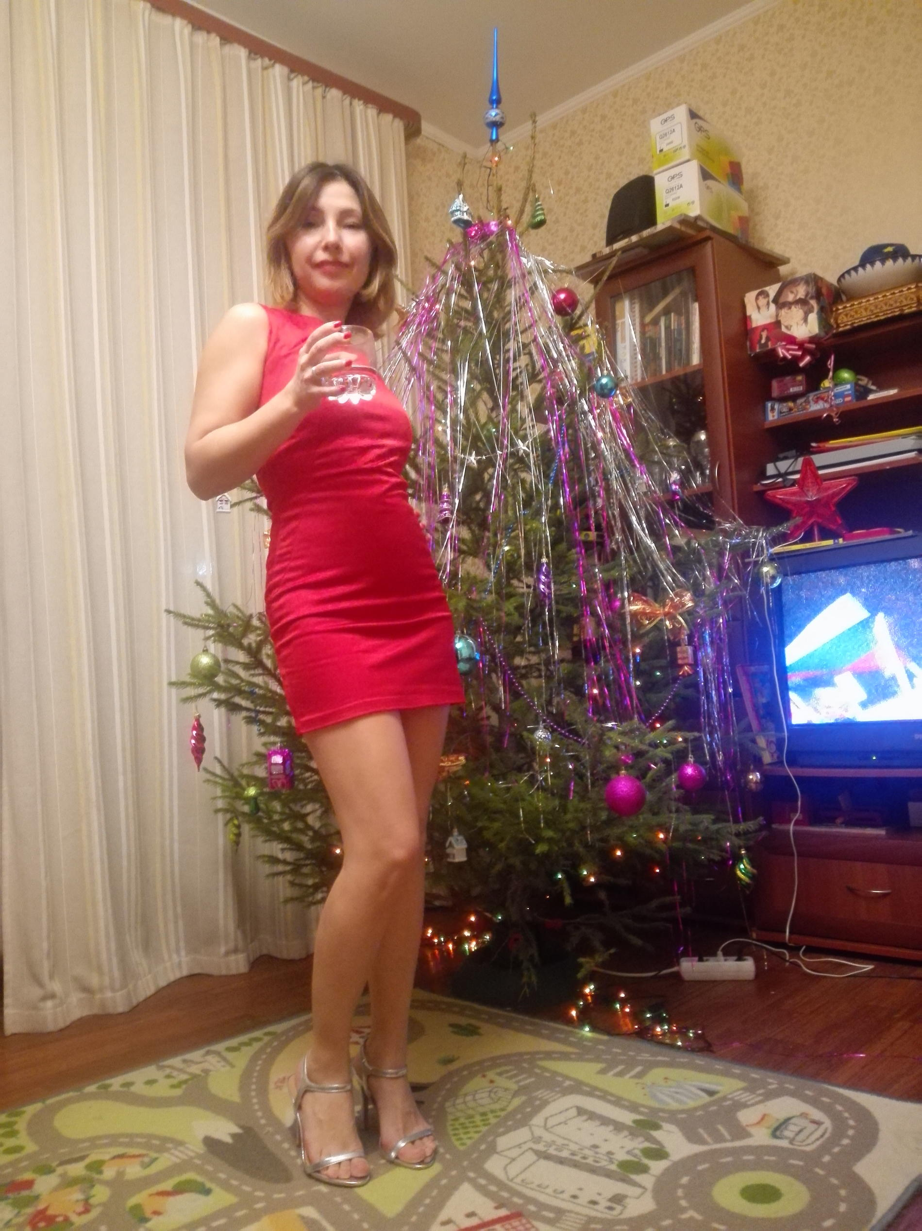 Caught Naked Snow Maiden Under Christmas Tree