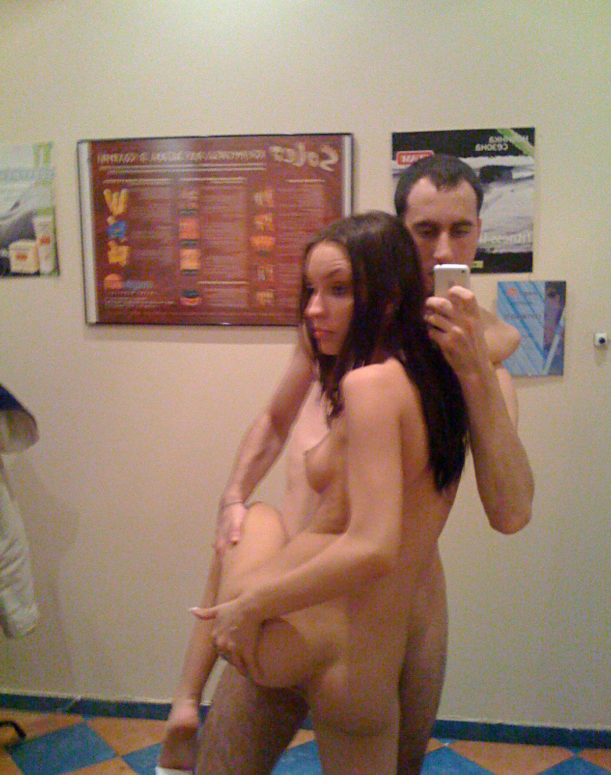 Young Couple Poses Naked Together for Explicit Photoshoot