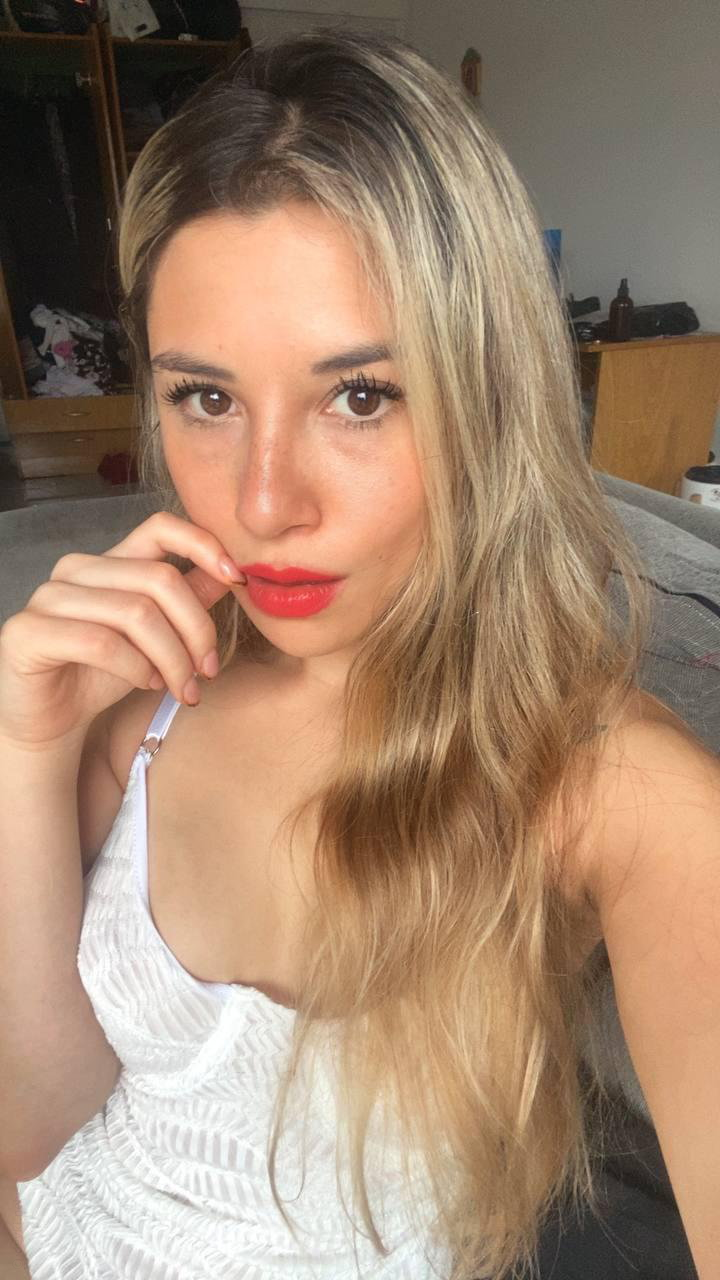 Young girl shows off her youth, body, and full pussy