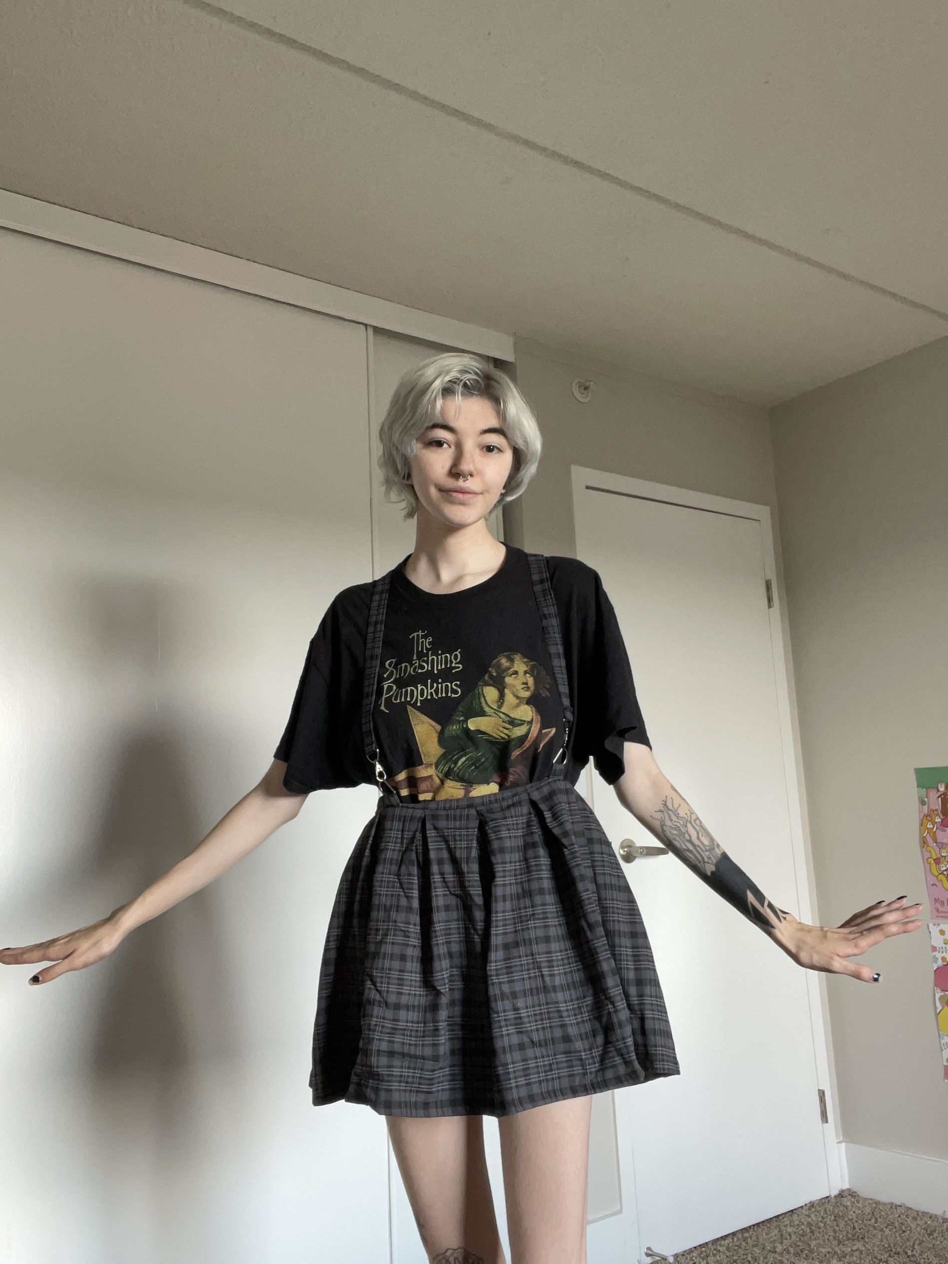 Young Girl with Tattoos, Private Intimate Photos