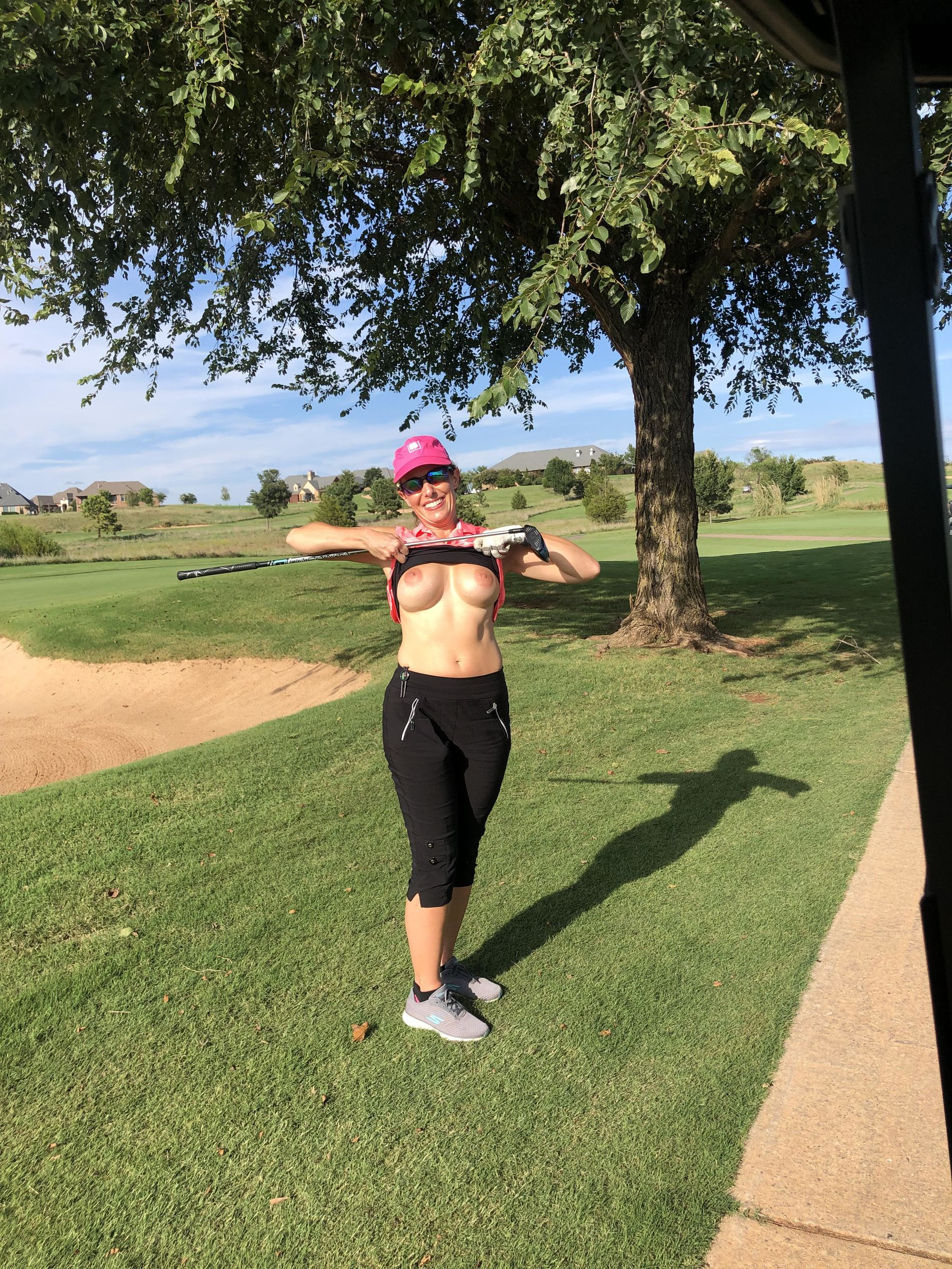 Naked MILF Captured in Public by Guy in Explicit Porn Photos